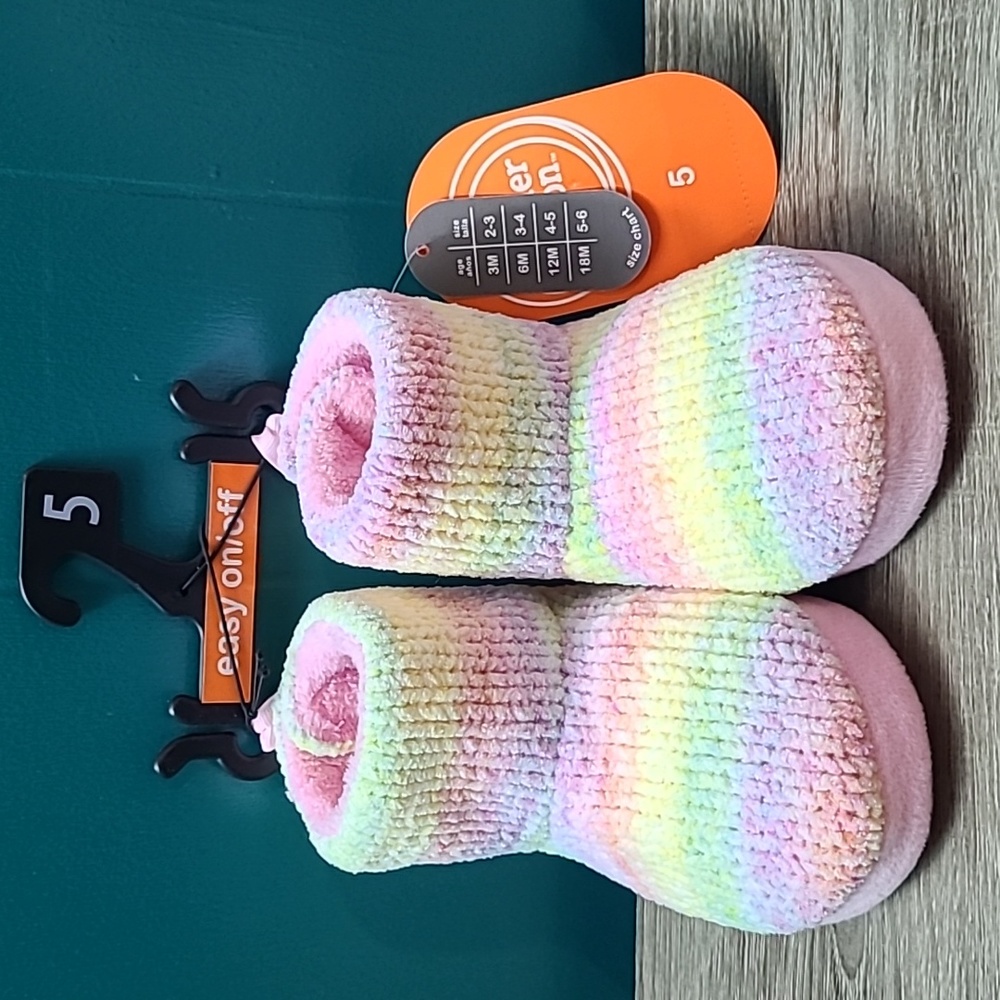 Wonder Nation Rainbow Pastel Platform Bootie